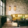 2 Pack Lighted Mason Jar Wall Sconce Fairy Lights Timer 3M 30 LED Country Decor