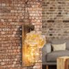 2 Pack Lighted Mason Jar Wall Sconce Fairy Lights Timer 3M 30 LED Country Decor