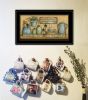"Country Kitchen" By Mary Ann June, Ready to Hang Framed Print, Black Frame