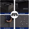 7 Pieces Furniture Set,All-Weather PE Wicker Rattan Sectional Conversation Sofa Set,Ouutdoor Low Back Sectional Sofa with Tea Table,for Garden, Backya