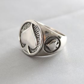 Vintage Dropshipping Stainless Steel Ladies Mens Biker Punk Sacred Heart Of Jesus God Ring Cross Amulet Jewelry For Man Gift (Color: White, size: 8)
