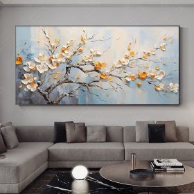 Handmade Oil Painting Original Abstract Painting Large Wall Art Colorful Flower Painting On Canvas Home Decor Office Wall Decor Handmade Hand Painted (style: 1, size: 140x280cm)