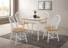 Natural and White Dining Table