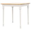 Natural and White Dining Table